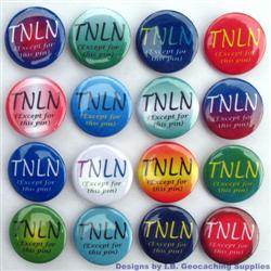 TNLN Colour Geocaching Button Set