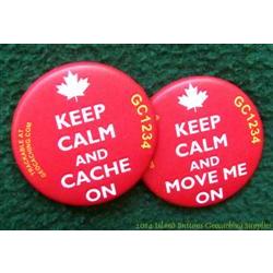 Keep Calm and Cache On - Maple Leaf