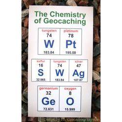 Chemistry of Geocaching - WPt GeO SWAg Card