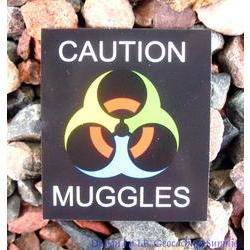 Caution - Muggles Small Card