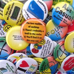 Geocaching Button Badges