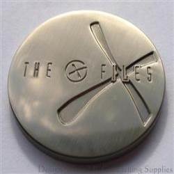 The G-Files - Antique Silver Bare Metal Geocoin