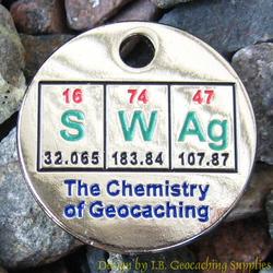 SWAg: The Chemistry of Geocaching PathTag - Glow Version