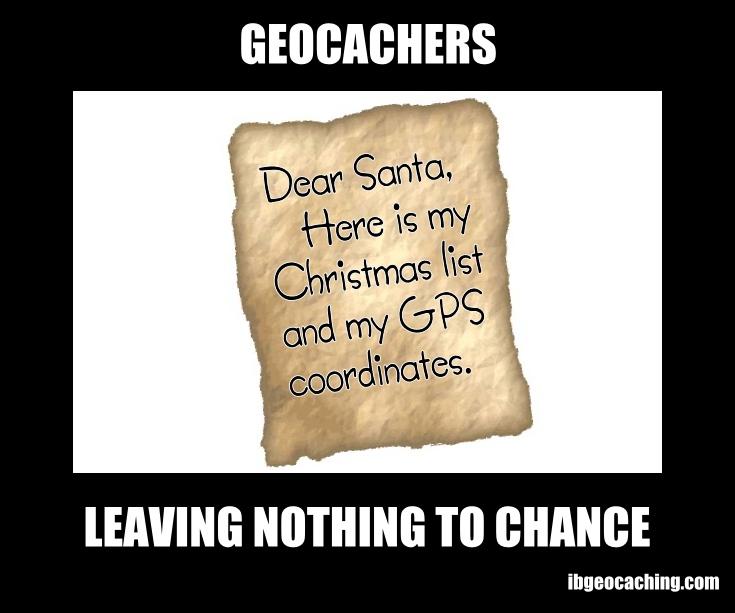 Dear Santa, here is my Christmas list and GPS coordinates.