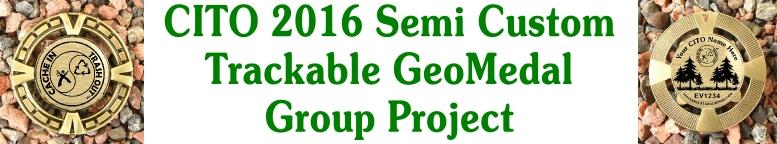 CITO 2016 Semi Custom Trackable GeoMedal Group Project