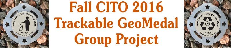 Fall CITO 2016 Trackable GeoMedal Geocoin Group Project
