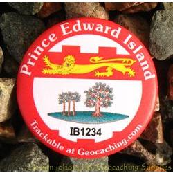 Canadian Provinces Trackable Button - Prince Edward Island