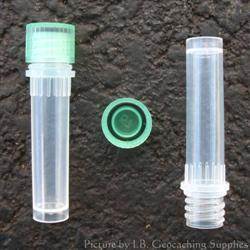 10 Tubes clear plastic Geocaching Containers Cache Supplies Micro Geocache New 