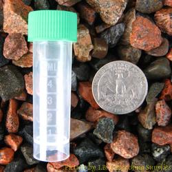 Plastic 5ml Nano Geocache Container with Green Cap and O-Ring