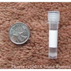 Details about   50 O-ring Geocaching Nano Cache Containers 1ml Plastic Bison Tubes, White Cap 