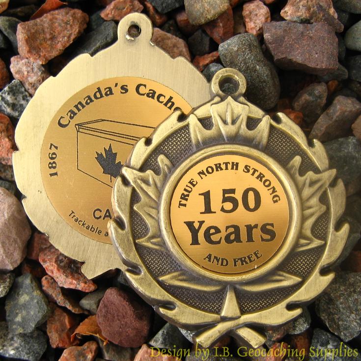 Geocaching Geocoins - 20 Years of Canadian Geocaching (Nickel LE Version