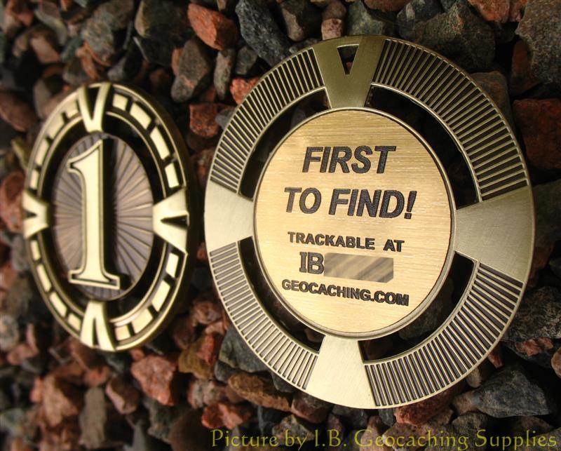 Beam Me Up 2.5", Unactivated, Geomedal Geocoin Lots No Geocaches Here! 