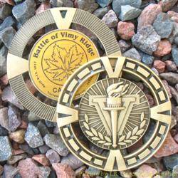 Battle of Vimy Ridge 100th Anniversary Geomedal Geocoin
