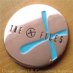 The G-Files - Copper Geocoin with Blue Glow