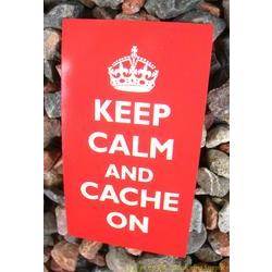 Keep Calm and Cache On Magnet