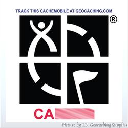 Geocaching Logo Trackable Window Cling