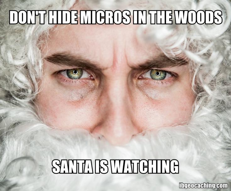 Don't hide micros in the woods - Santa is watching.
